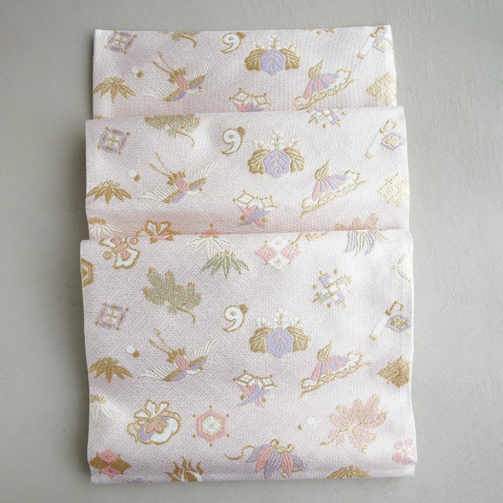 table runner 金彩唐織花丸　帯リメイク table runner 金彩唐織花丸 帯リメイク - メルカリ