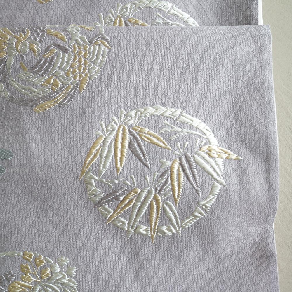 YUWEN ORIGINAL NISHIJIN ORI TABLE RUNNER WITH PAULOWNIA-BAMBOO-PHOENIX CREST
