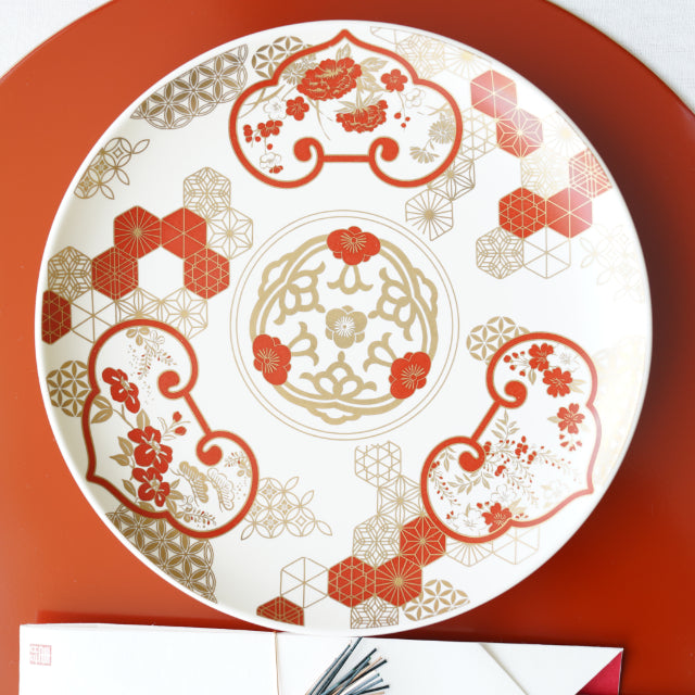 YUWEN ORIGINAL KUMIKO KINRAN IMARI-STYLE 7-INCH PLATE (GIFT BOXED)