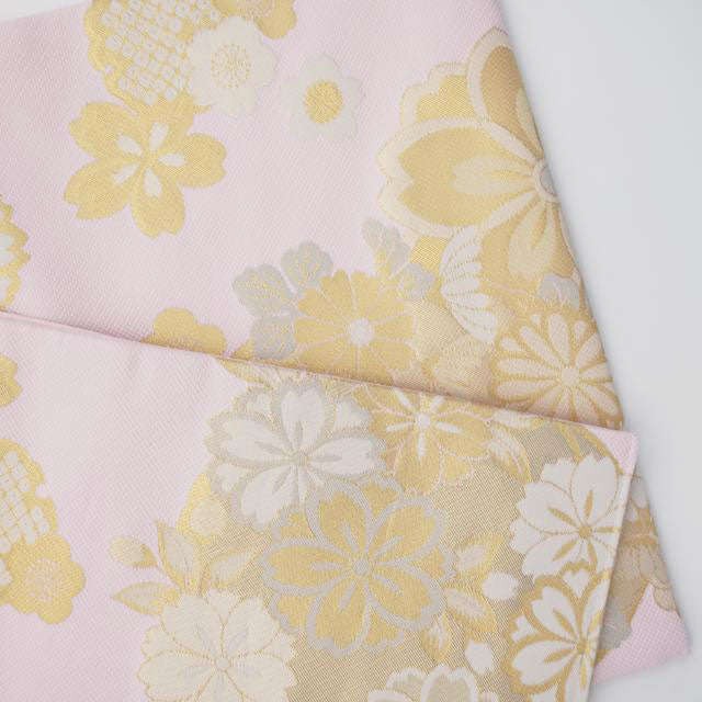 YUWEN ORIGINAL NISHIJIN ORI TABLE RUNNER WITH SAKURA DESIGN