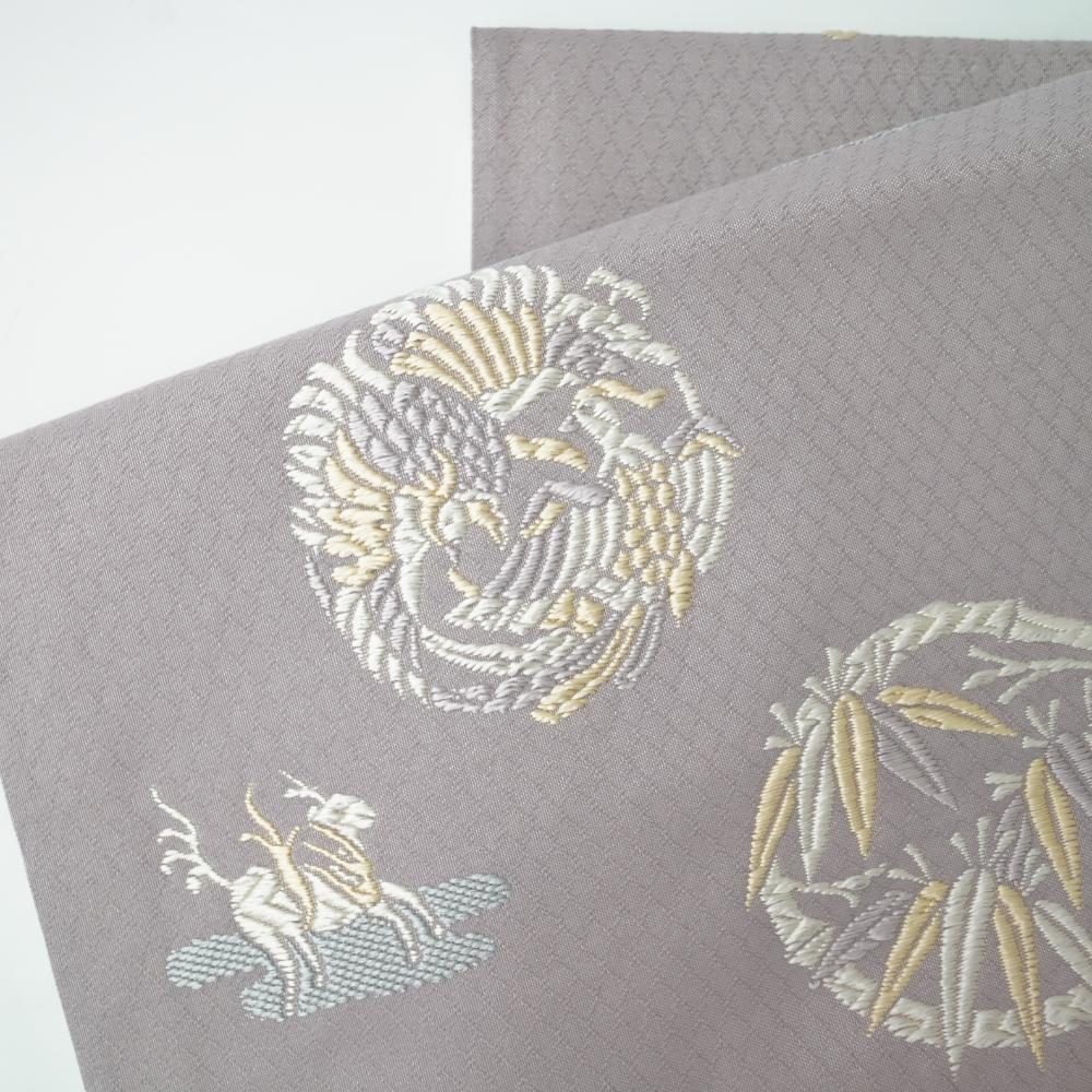YUWEN ORIGINAL NISHIJIN ORI TABLE RUNNER WITH PAULOWNIA-BAMBOO-PHOENIX CREST