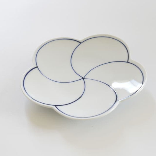 TWISTED PLUM PLATE – 5.4 INCH (HASAMI)