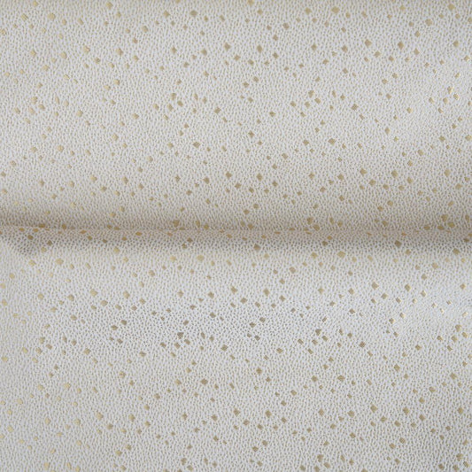 NISHIJIN TABLE RUNNER – GOLD LEAF SCATTER, PLATINUM (KYOTO)