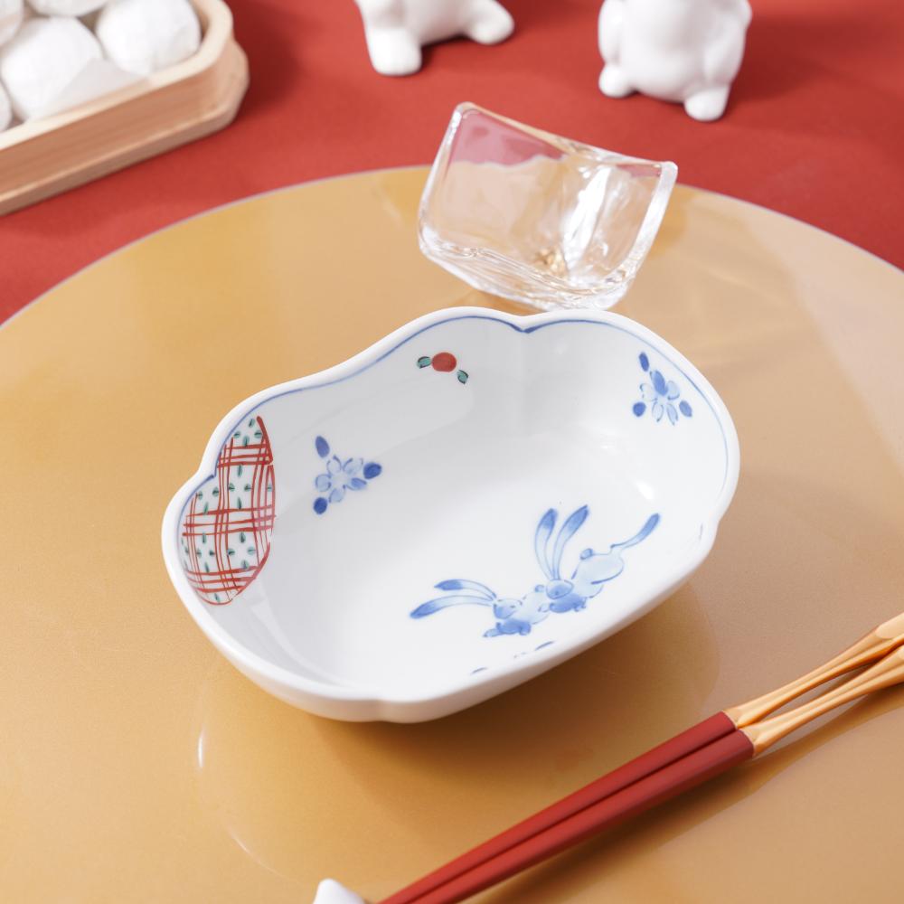 BOL MOKKO HANA-USAGI – LAPIN ET FLEURS, 6 POUCES (HASAMI)