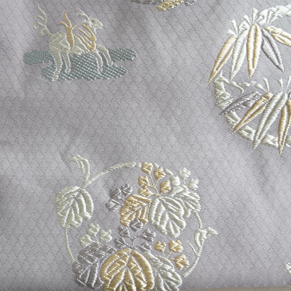 YUWEN ORIGINAL NISHIJIN ORI TABLE RUNNER WITH PAULOWNIA-BAMBOO-PHOENIX CREST