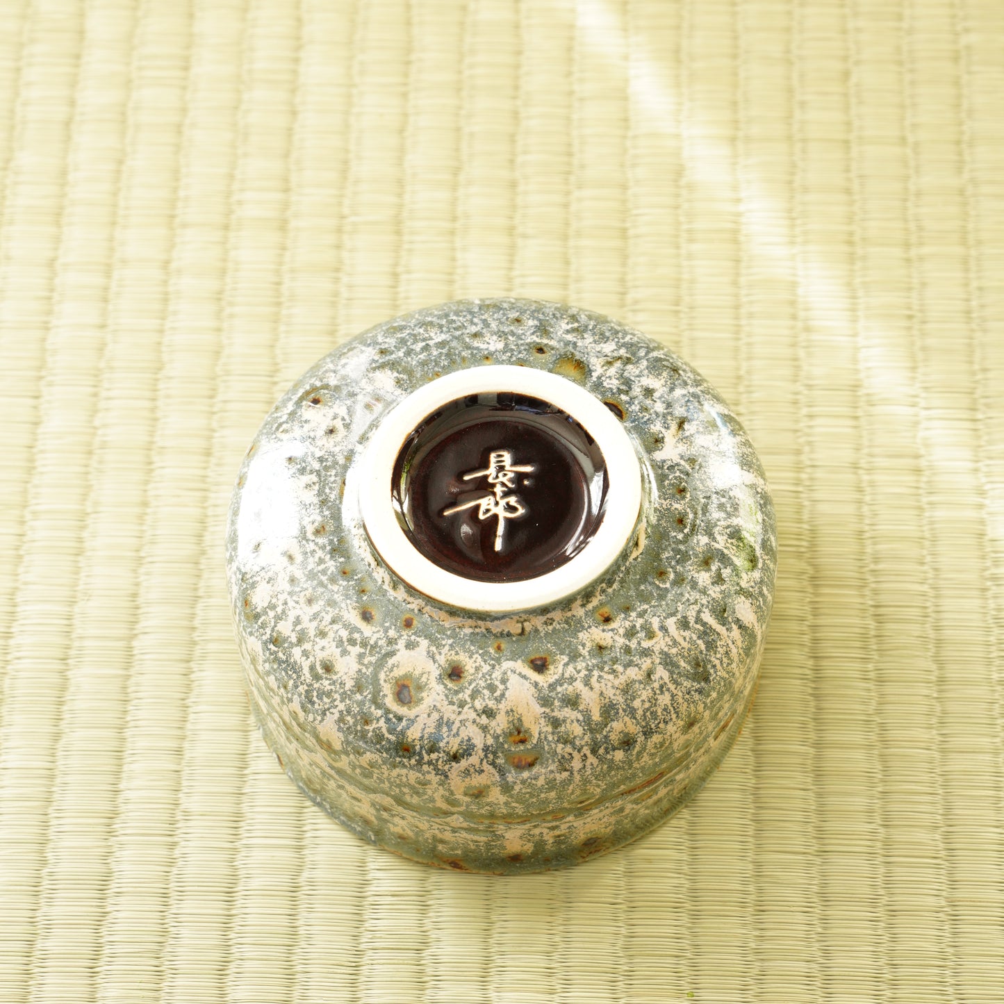 MATCHA BOWL - MOTTLED PATTERN