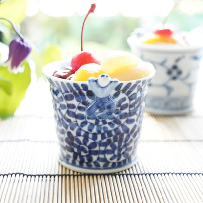 "IKKANNJIN" TEA/SOBA CUP – OCTOPUS ARABESQUE (HASAMI)