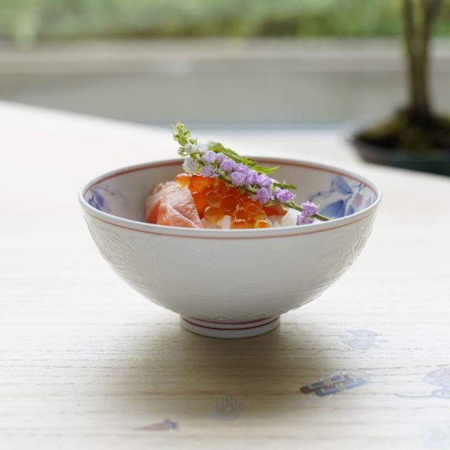 WISTERIA RICE BOWL – RED, SMALL