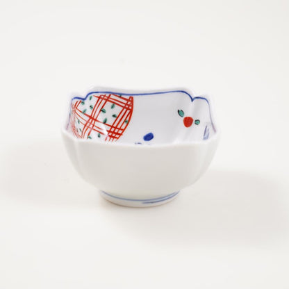 Hana-Usagi square appetizer dish, Hasami porcelain
