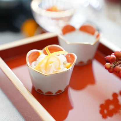 PLUM-SHAPED SMALL BOWL – BROCADE (ARITA)