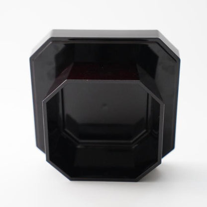 SUPPORT DE SERVICE SANPŌ – NOIR TAME, BORD DORÉ, 6,7 POUCES