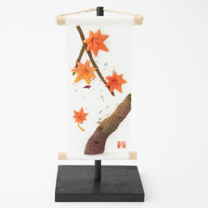 SEASONS IN WASHI – MAPLE LEAVES, MINI TAPESTRY (KYOTO)