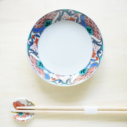 "REIWA FRAME" SMALL PLATE - KUTANI STYLE