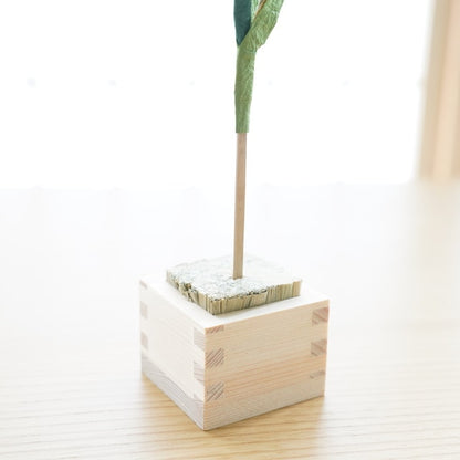 HARVEST MOON PICK – RABBIT & PAMPAS GRASS, WITH HINOKI BOX