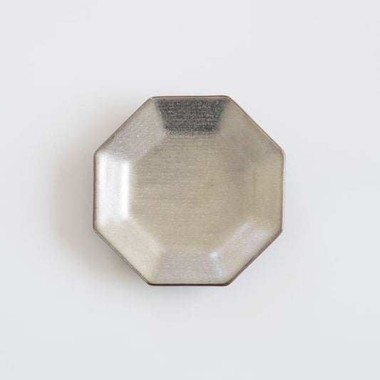 OCTAGONAL MINI PLATE – SILVER (ARITA)