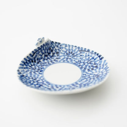 “IKKANNJIN” SMALL PLATE – OCTOPUS ARABESQUE (HASAMI)