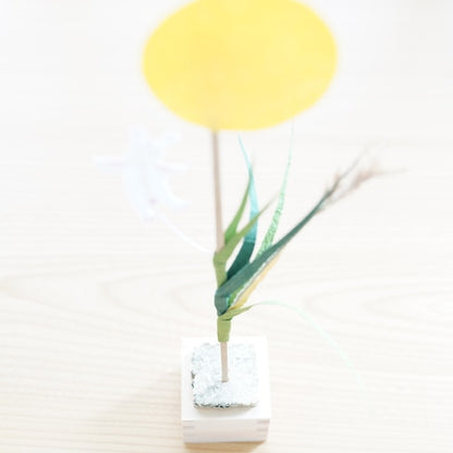 HARVEST MOON PICK – RABBIT & PAMPAS GRASS, WITH HINOKI BOX