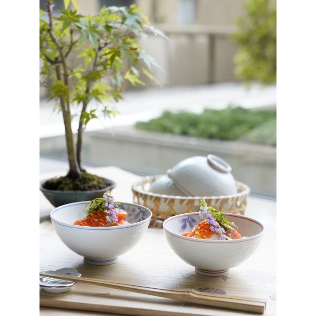 WISTERIA RICE BOWL – RED, SMALL