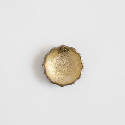 KIKYO-RIM CHOPSTICK REST / SMALL DISH – GOLD (ARITA)