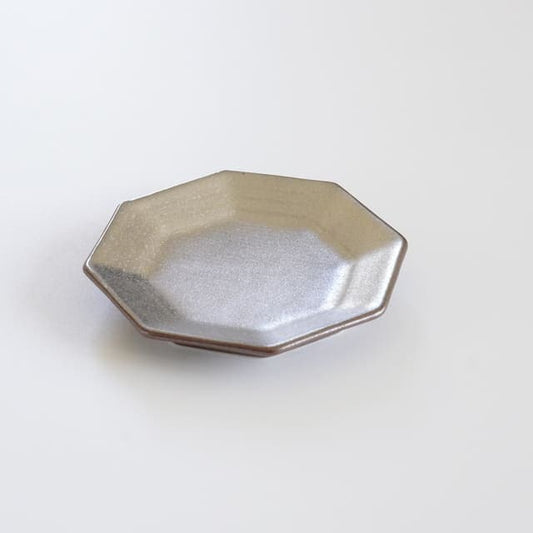 OCTAGONAL MINI PLATE – SILVER (ARITA)