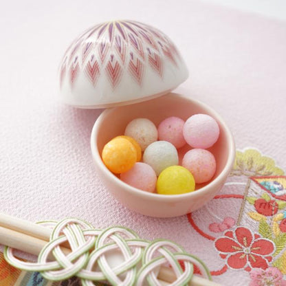 PINK TEMARI APPETIZER DISH – PEACH