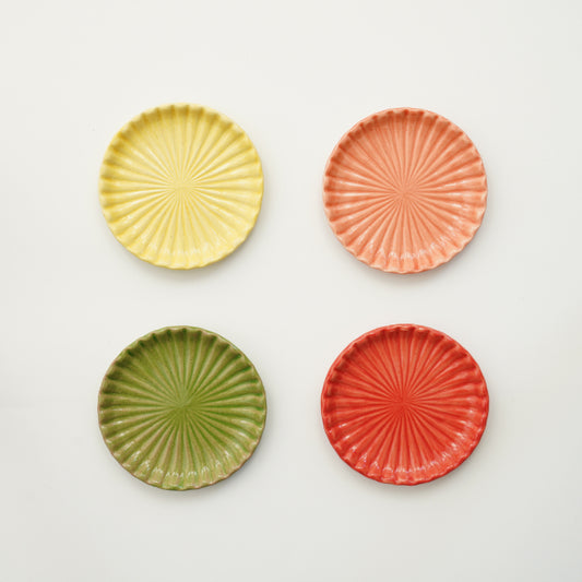 ROUND SMALL PLATE “HANA AKARI”