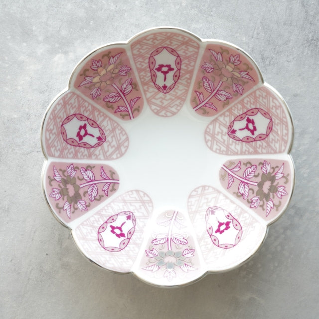 "KOTOHOGU" SMALL BOWL – LIGHT WISTERIA & RED (HASAMI)
