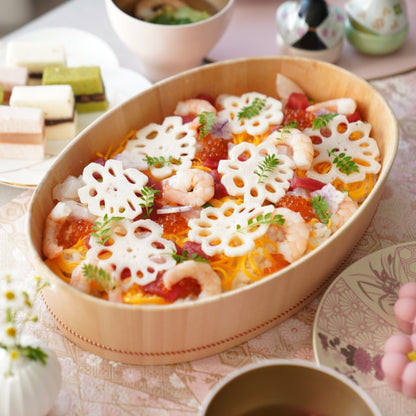 OVAL SUSHI OKE – KISO SAWARA