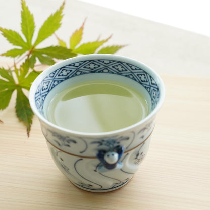 "IKKANNJIN" SMALL TEA CUP - WILD FLOWERS (ARITA)