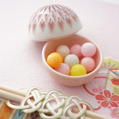 PINK TEMARI APPETIZER DISH – PEACH