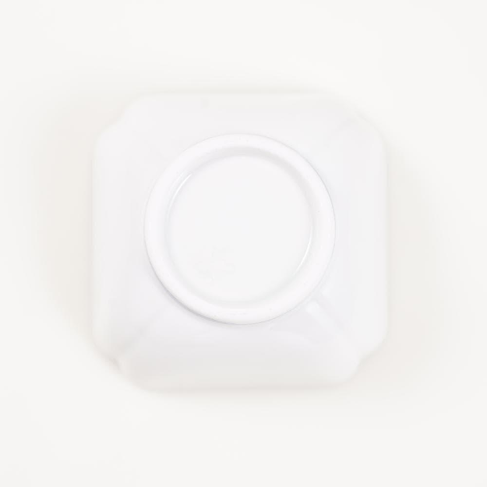 "HANA-USAGI" SQUARE APPETIZER DISH – RABBIT & FLOWERS, 3 IN (HASAMI)