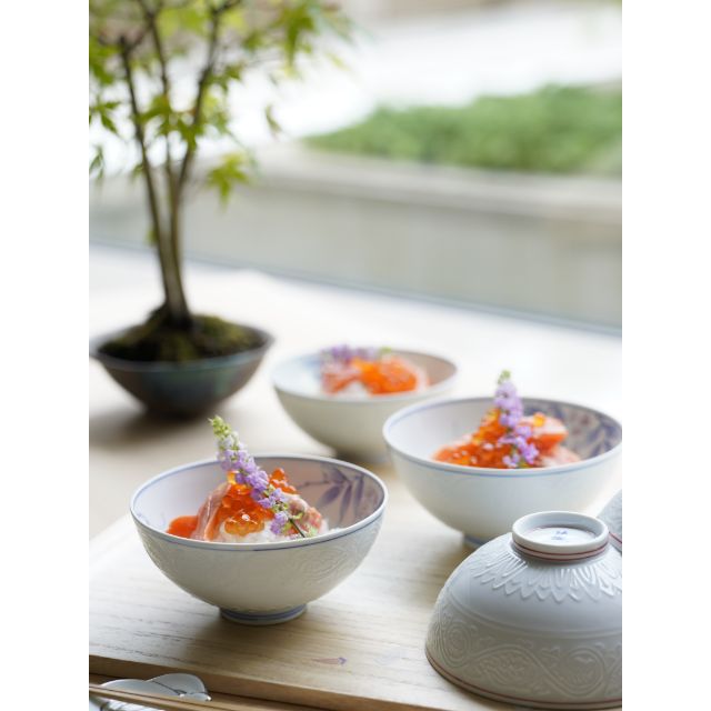 WISTERIA RICE BOWL – BLUE, LARGE