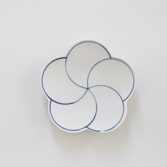TWISTED PLUM PLATE – 5.4 INCH (HASAMI)