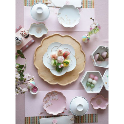 PLUM KNOT PLATE 8.3IN - GOLD(ARITA)