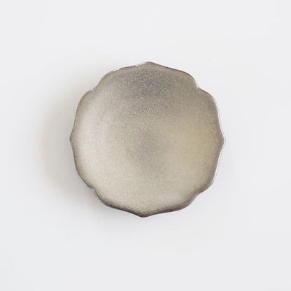 KIKYO-RIM MINI PLATE – SILVER (ARITA)