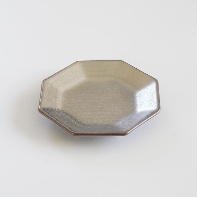 OCTAGONAL MINI PLATE – SILVER (ARITA)