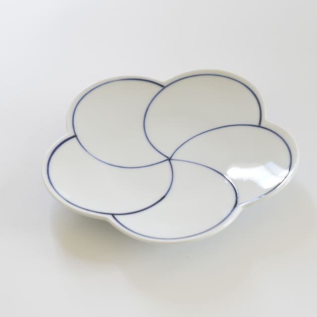 TWISTED PLUM PLATE – 5.4 INCH (HASAMI)