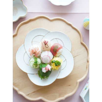 PLUM KNOT PLATE 8.3IN - GOLD(ARITA)