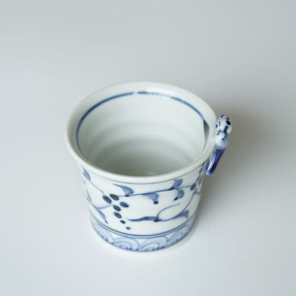 "IKKANNJIN" TEA/SOBA CUP – NUT ARABESQUE (HASAMI)