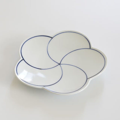 TWISTED PLUM PLATE – 5.4 INCH (HASAMI)