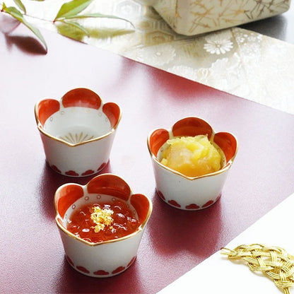 PLUM-SHAPED SMALL BOWL – BROCADE (ARITA)