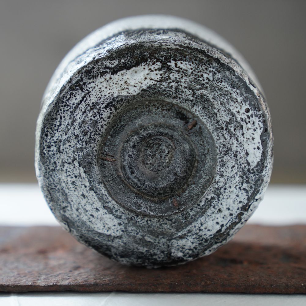 WHITE RAKU CHAWAN BY SHORAKU SASAKI