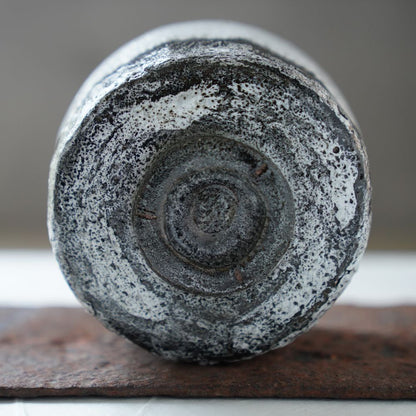 WHITE RAKU CHAWAN BY SHORAKU SASAKI
