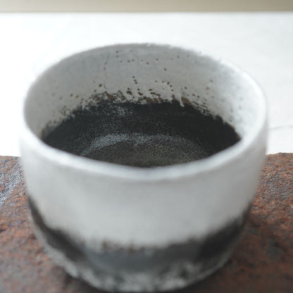 WHITE RAKU CHAWAN BY SHORAKU SASAKI