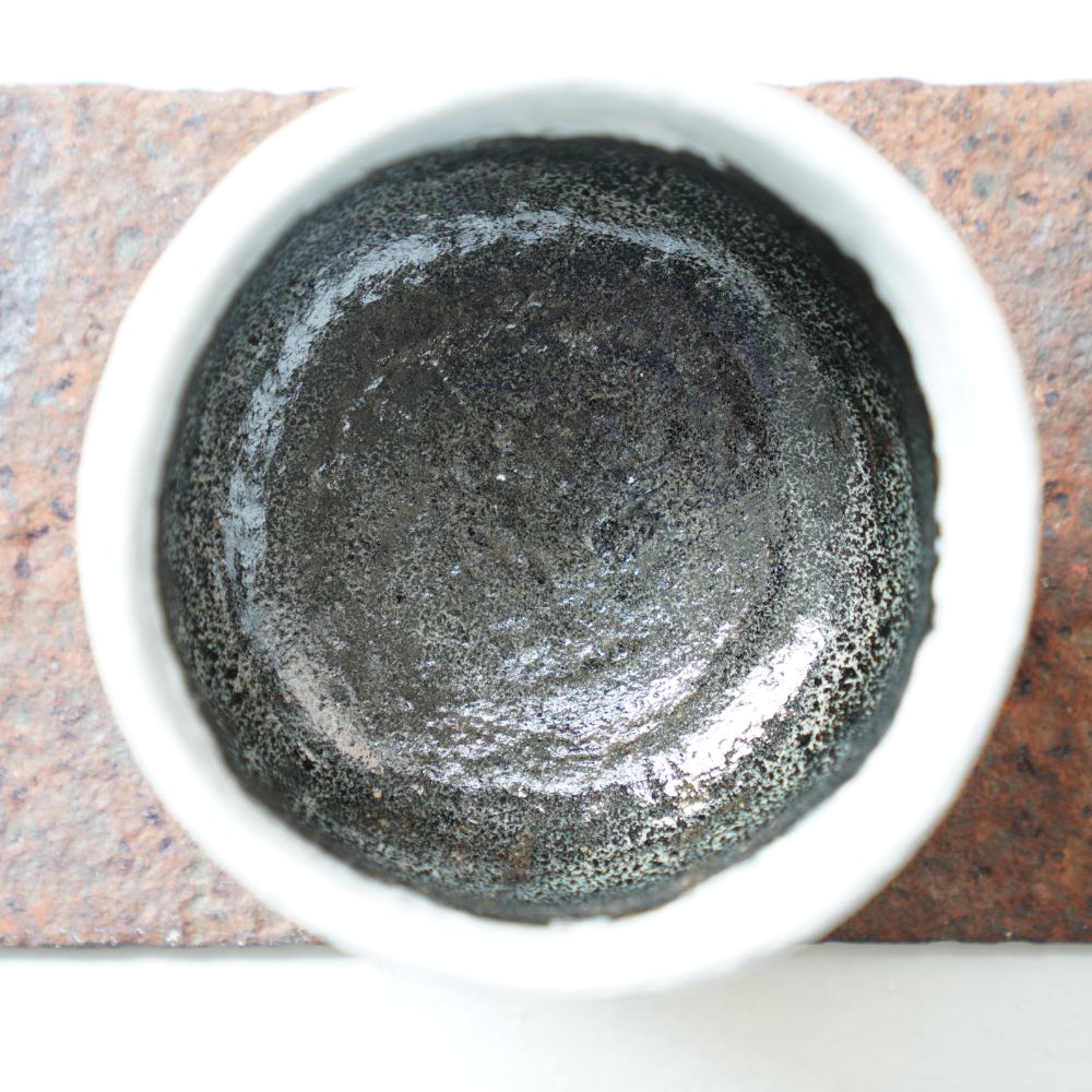 WHITE RAKU CHAWAN BY SHORAKU SASAKI