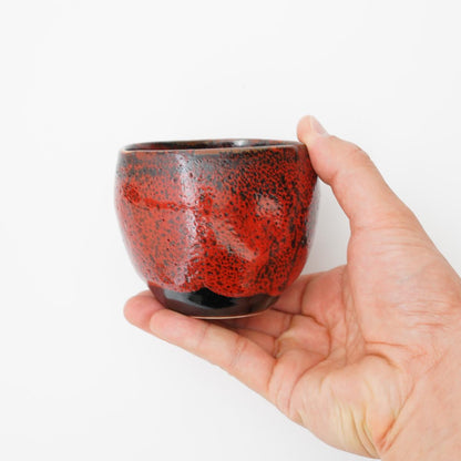 VERMILION & BLACK SAKE CARAFE