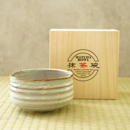 MATCHA BOWL - DRAIN WHITE