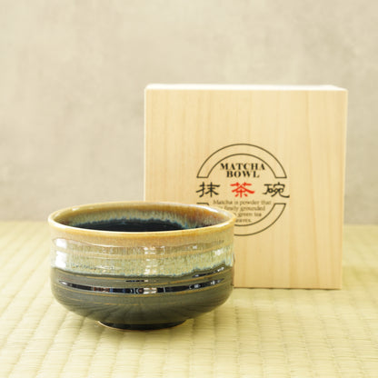MATCHA BOWL - DRAIN BLACK