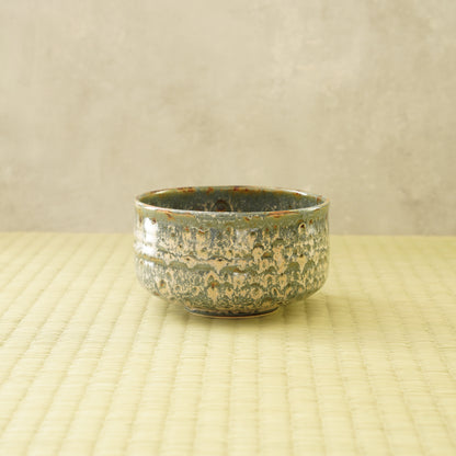 MATCHA BOWL - MOTTLED PATTERN