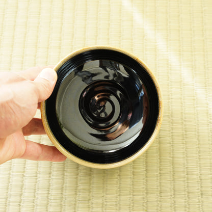 MATCHA BOWL - DRAIN BLACK